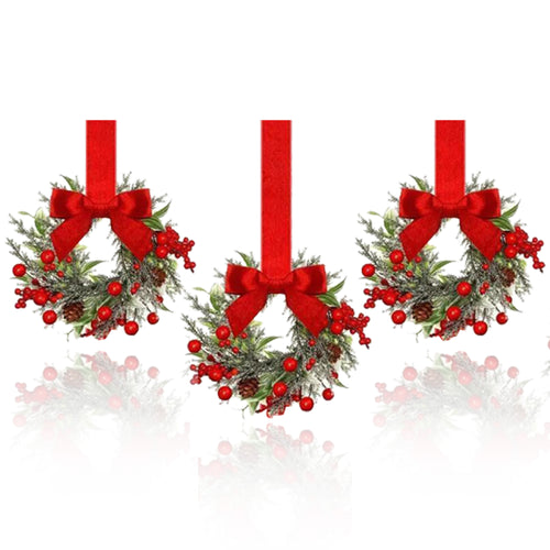 Christmas Mini Wreaths (3 Pack)